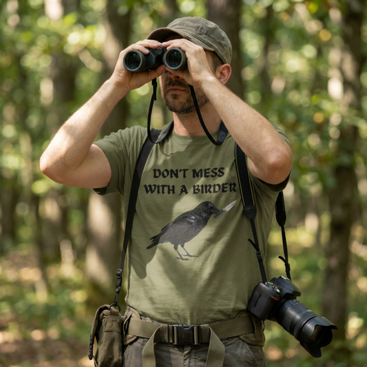 Don't mess with a birder T-shirt - Unisex fit