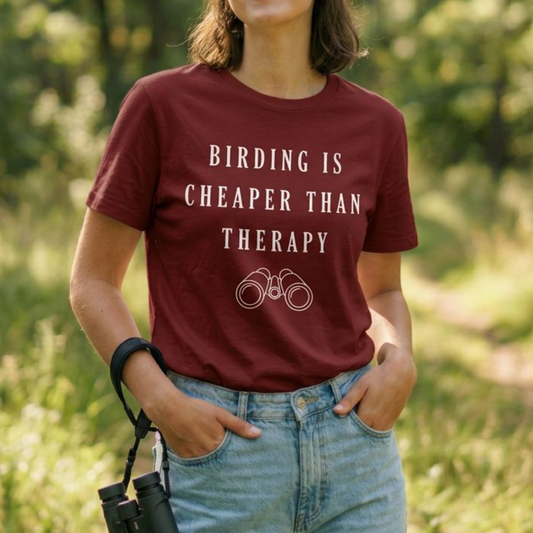Birding is Cheaper Than Therapy - Classic Fit