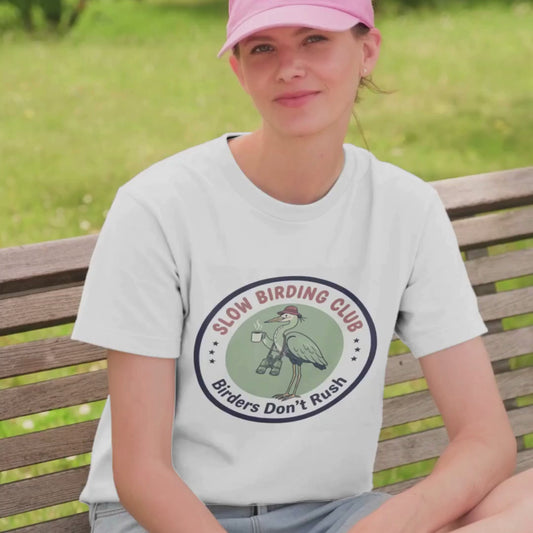 Slow birding club T-shirt - Unisex fit